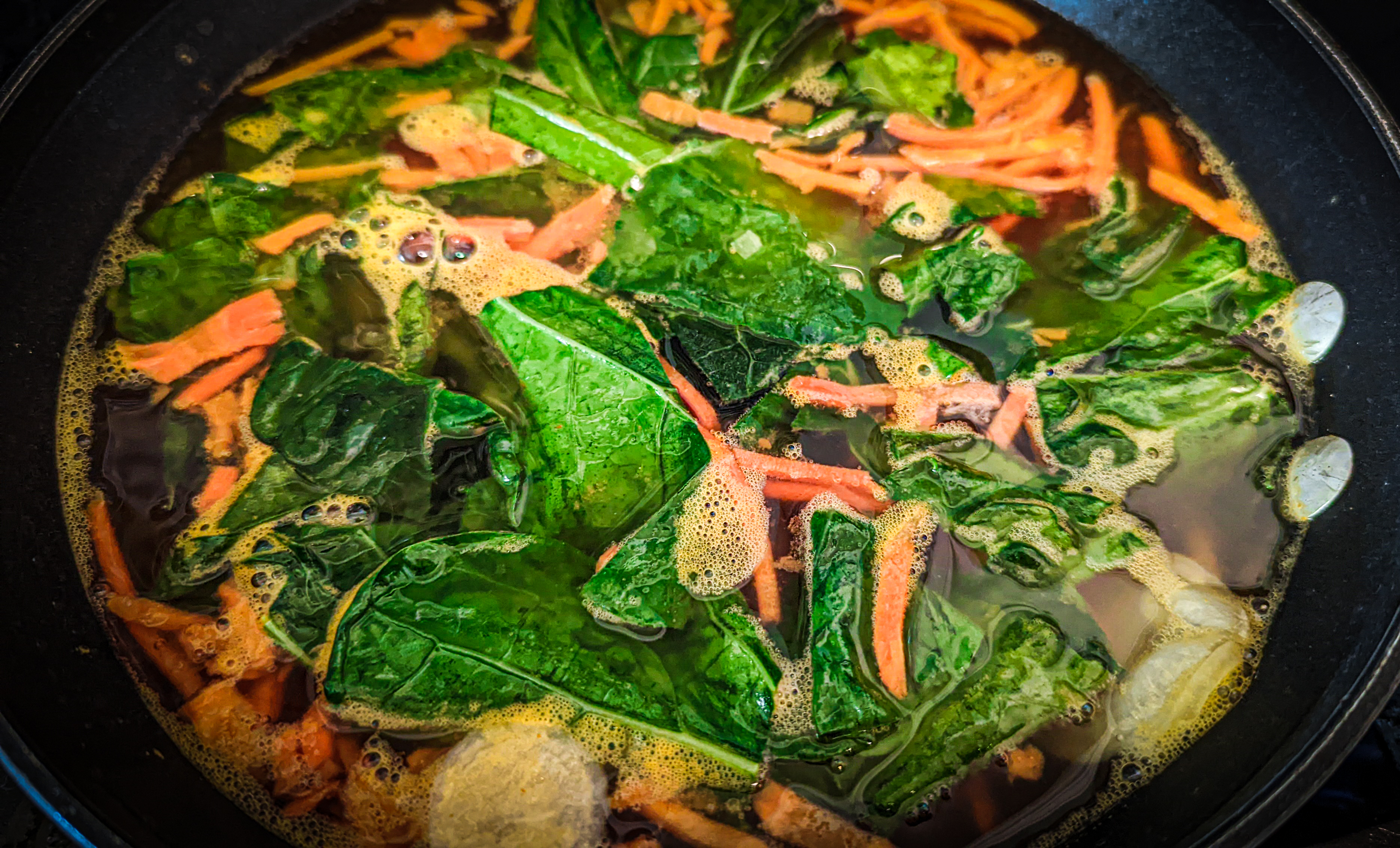 Broccoli Leaf Soup